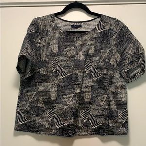 Madewell geometric print t shirt